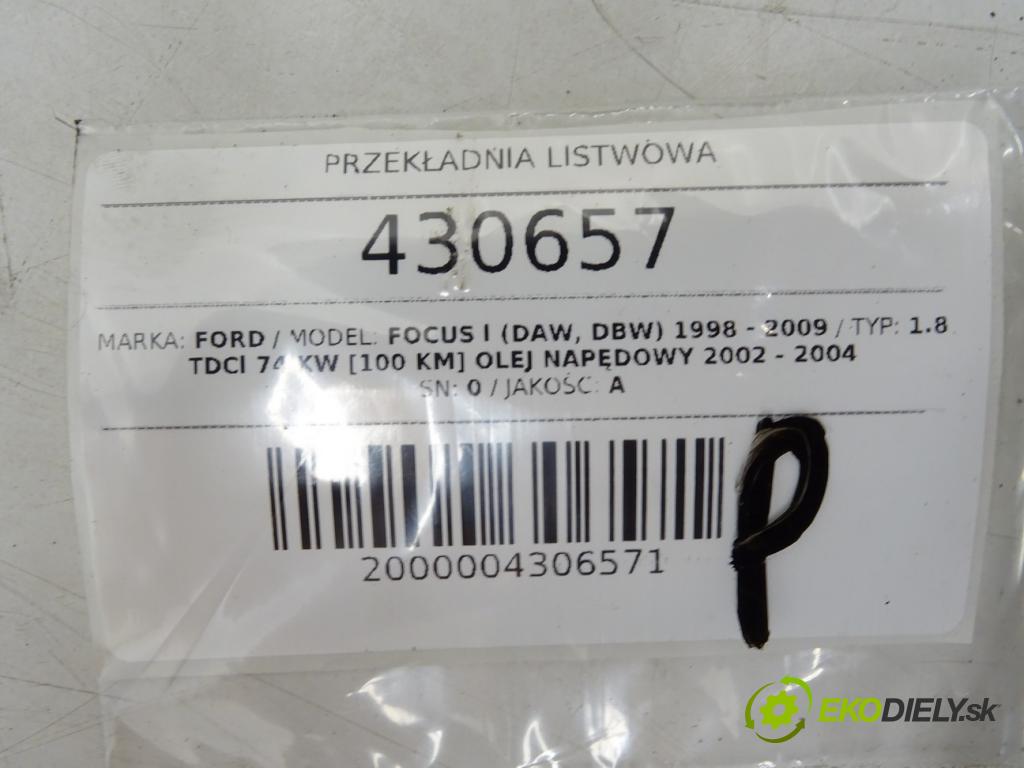 FORD FOCUS I (DAW, DBW) 1998 - 2009    1.8 TDCi 74 kW [100 KM] olej napędowy 2002 - 2004  riadenie 98AG3A500AM (Riadenia)