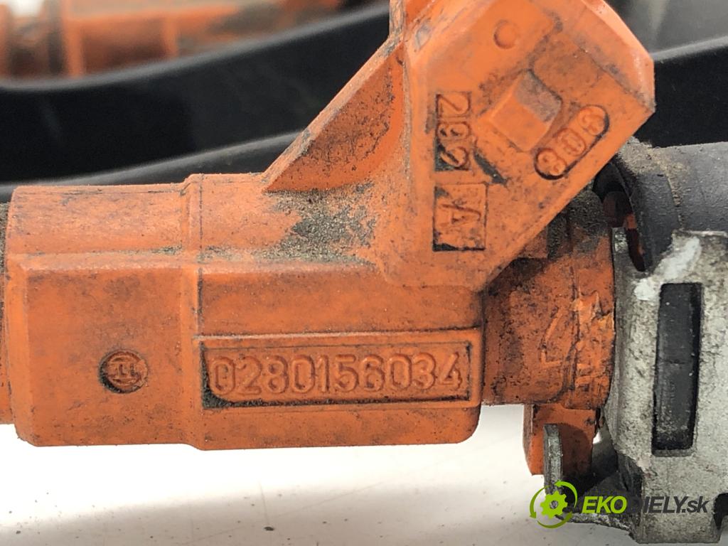 CITROEN C3 I (FC_, FN_) 2002 - 2022    1.6 16V 80 kW [109 KM] benzyna 2002 - 2010  Lišta vstrekovacia Vstrekovacie ventily 0280156034 (Vstrekovacie lišty)