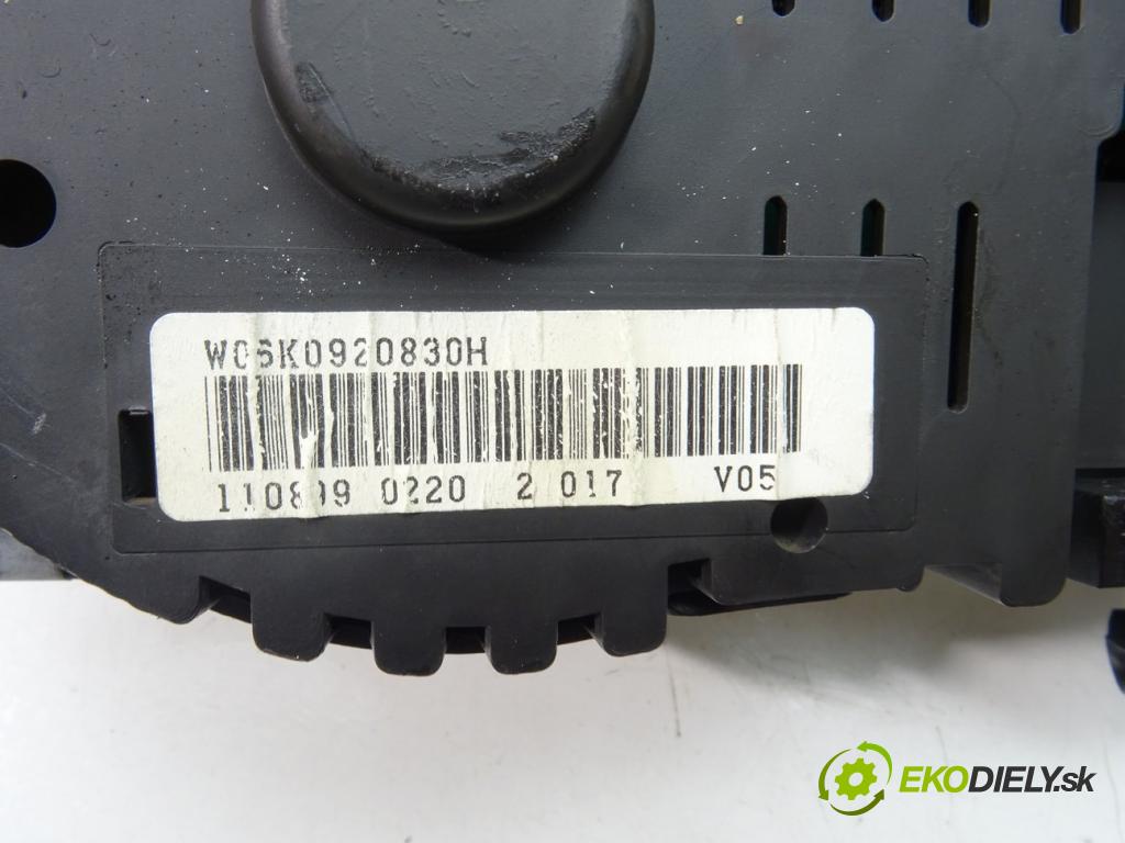 SEAT IBIZA II (6K1) 1993 - 2002    1.0 i 37 kW [50 KM] benzyna 1996 - 2002  Prístrojovka 6K0920830H (Prístrojové dosky, displeje)