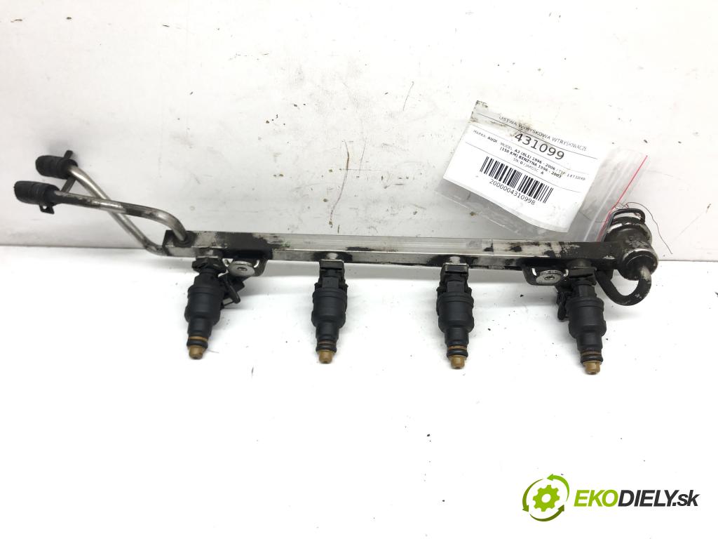 AUDI A3 (8L1) 1996 - 2006    1.8 T 110 kW [150 KM] benzyna 1996 - 2003  Lišta vstrekovacia Vstrekovacie ventily 0280160557 (Vstrekovacie lišty)