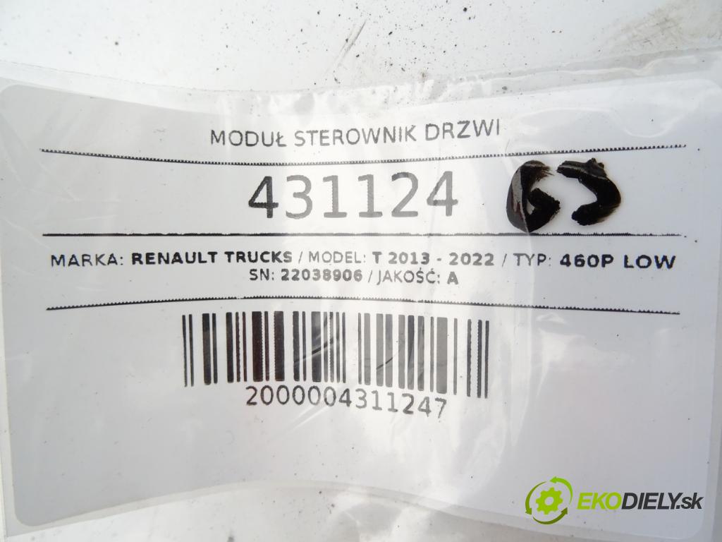 RENAULT TRUCKS T 2013 - 2022 460P LOW Modul Riadiaca jednotka Dvere 22038906 (Riadiace jednotky centrálneho zámku)