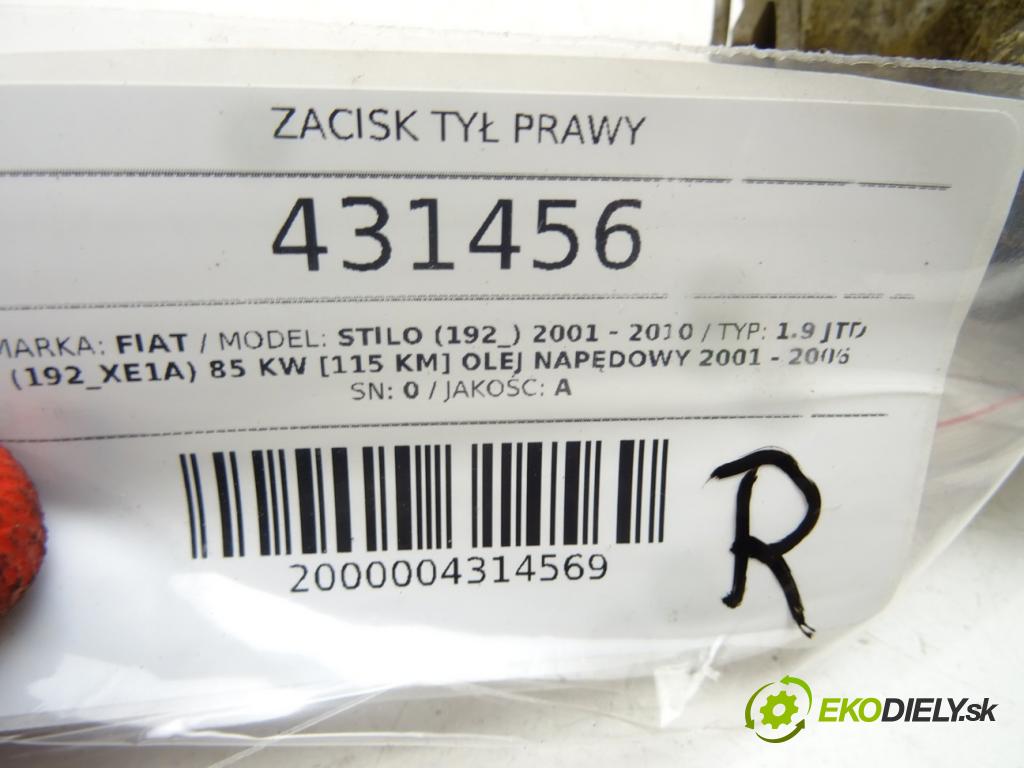 FIAT STILO (192_) 2001 - 2010    1.9 JTD (192_XE1A) 85 kW [115 KM] olej napędowy 20  Brzdič strmeň zad pravy  (Ostatné)