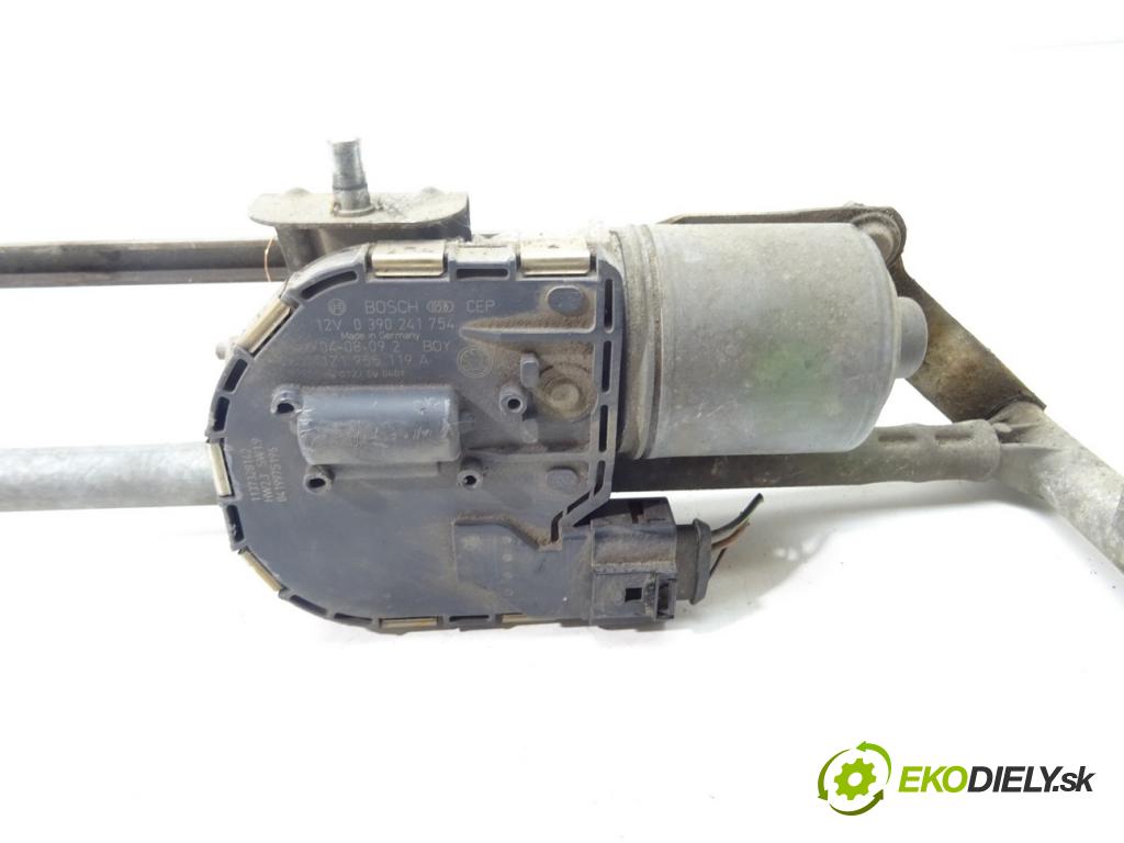 SKODA OCTAVIA II (1Z3) 2004 - 2013    2.0 TDI 103 kW [140 KM] olej napędowy 2005 - 2010  Mechanizmus stieračov predný 1Z1955119A (Motorčeky stieračov predné)