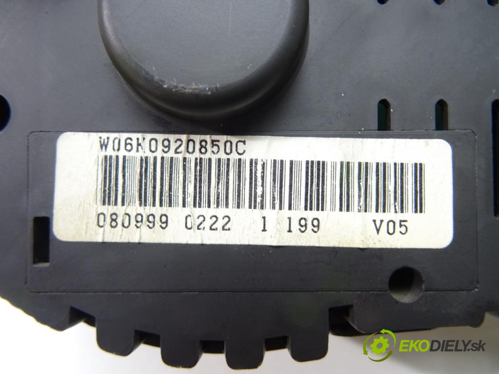 SEAT IBIZA II (6K1) 1993 - 2002    1.9 TDI 66 kW [90 KM] olej napędowy 1996 - 2002  Prístrojovka 6K0920850C (Prístrojové dosky, displeje)