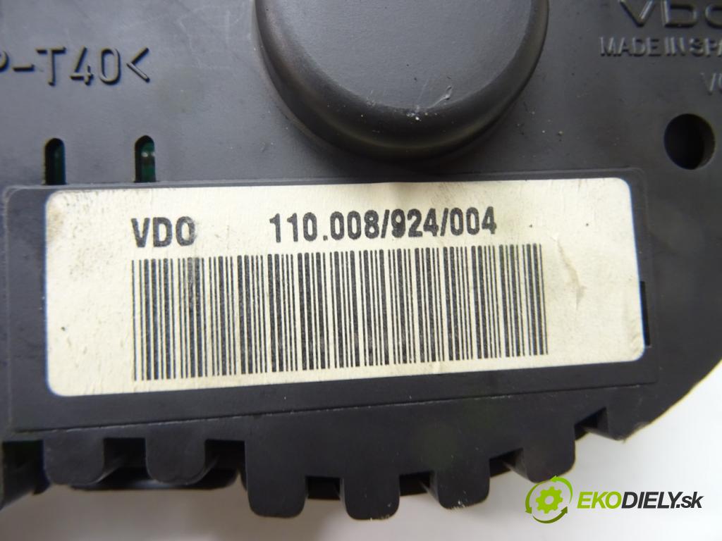SEAT IBIZA II (6K1) 1993 - 2002    1.9 TDI 66 kW [90 KM] olej napędowy 1996 - 2002  Prístrojovka 6K0920850C (Prístrojové dosky, displeje)