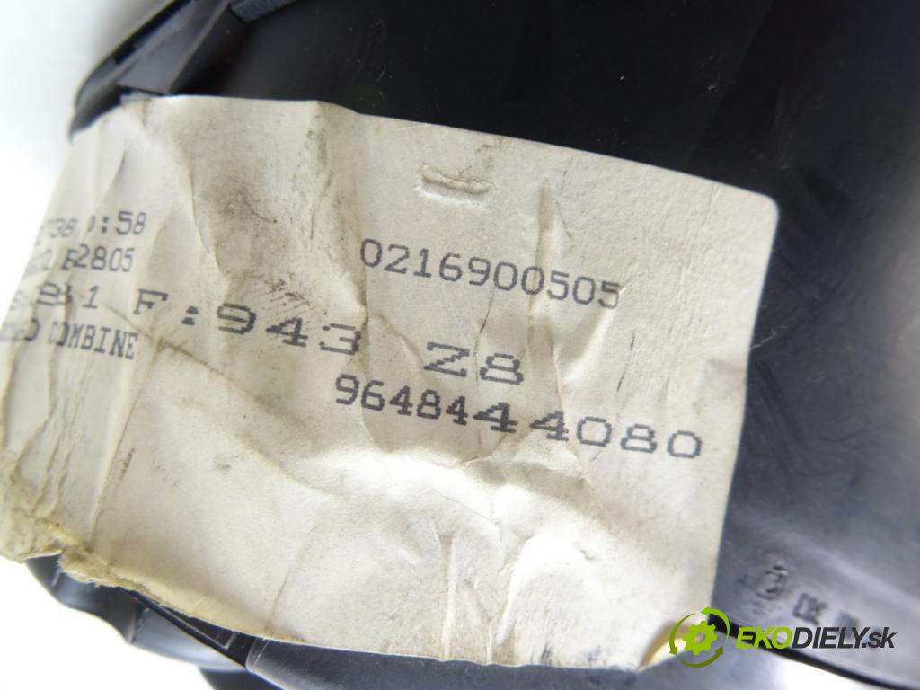 PEUGEOT 607 (9D, 9U) 2000 - 2022    2.2 HDi 98 kW [133 KM] olej napędowy 2000 - 2006  Prístrojovka 9648444080 (Prístrojové dosky, displeje)