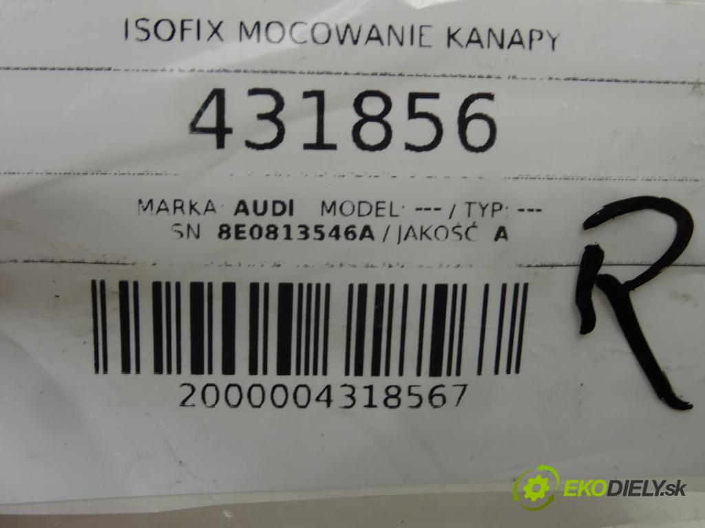 AUDI ---    ---  ISOFIX Uchytenie POKLADNE: 8E0813546A