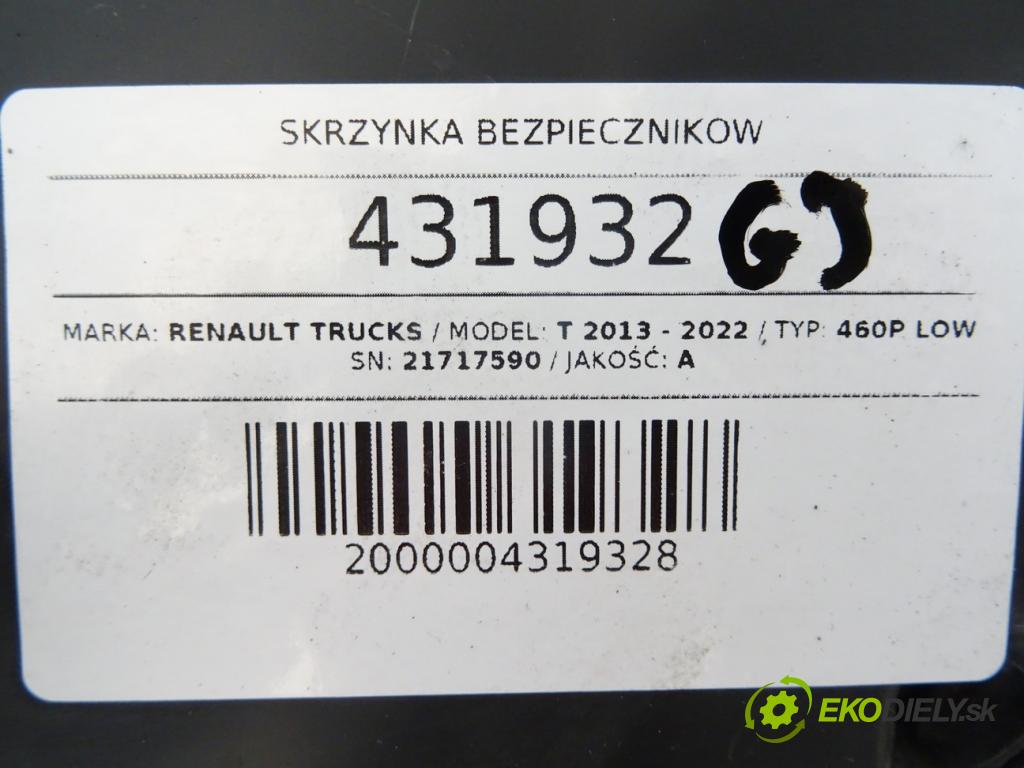 RENAULT TRUCKS T 2013 - 2022    460P LOW  skříňka poistková 21717590 (Pojistkové skříňky)