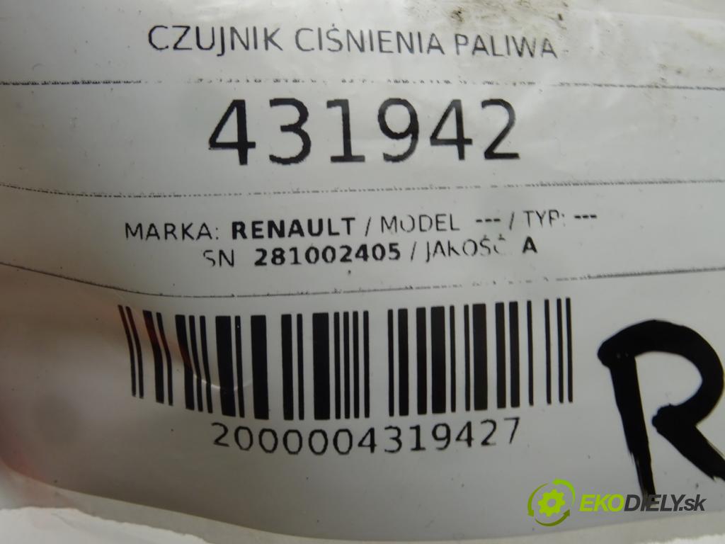 RENAULT ---    ---  Snímač tlaku paliva 0281002405 (Snímače)
