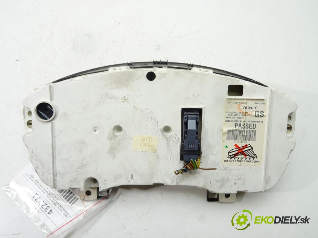 FORD FOCUS II (DA_, HCP, DP) 2004 - 2013    1.6 TDCi 80 kW [109 KM] olej napędowy 2004 - 2012  Prístrojovka 4M5T-10849-GS (Prístrojové dosky, displeje)