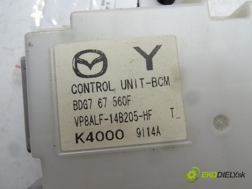 MAZDA 3 (BL) 2008 - 2014    2.2 MZR CD (BL10) 136 kW [185 KM] olej napędowy 20  Modul komfortu BCM BDG767560F