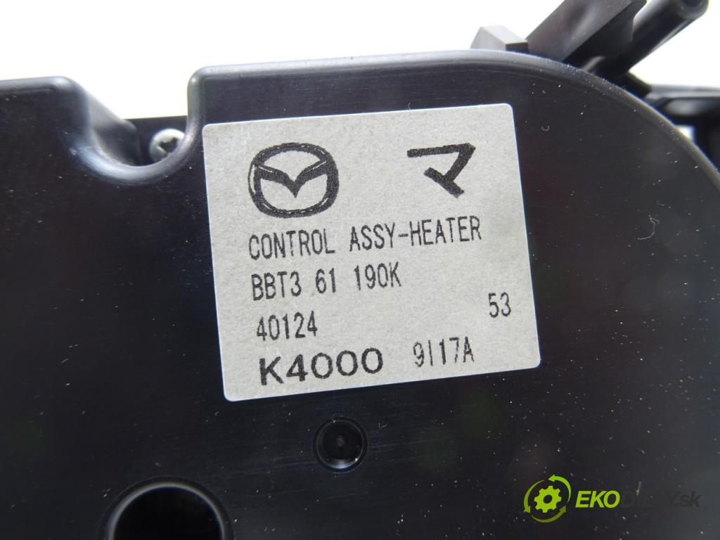 MAZDA 3 (BL) 2008 - 2014    2.2 MZR CD (BL10) 136 kW [185 KM] olej napędowy 20  Panel ovládania kúrenia BBT361190K (Prepínače, spínače, tlačidlá a ovládače kúrenia)