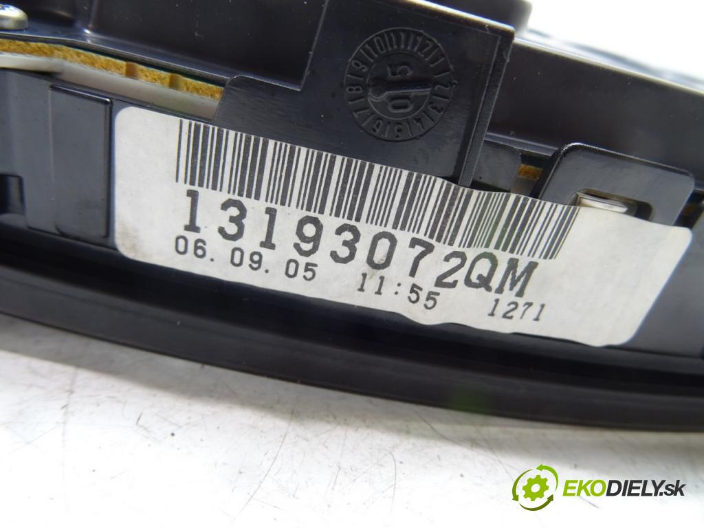 OPEL VECTRA C (Z02) 2002 - 2009    1.9 CDTI (F69) 88 kW [120 KM] olej napędowy 2004 -  Prístrojovka 13193072QM (Prístrojové dosky, displeje)