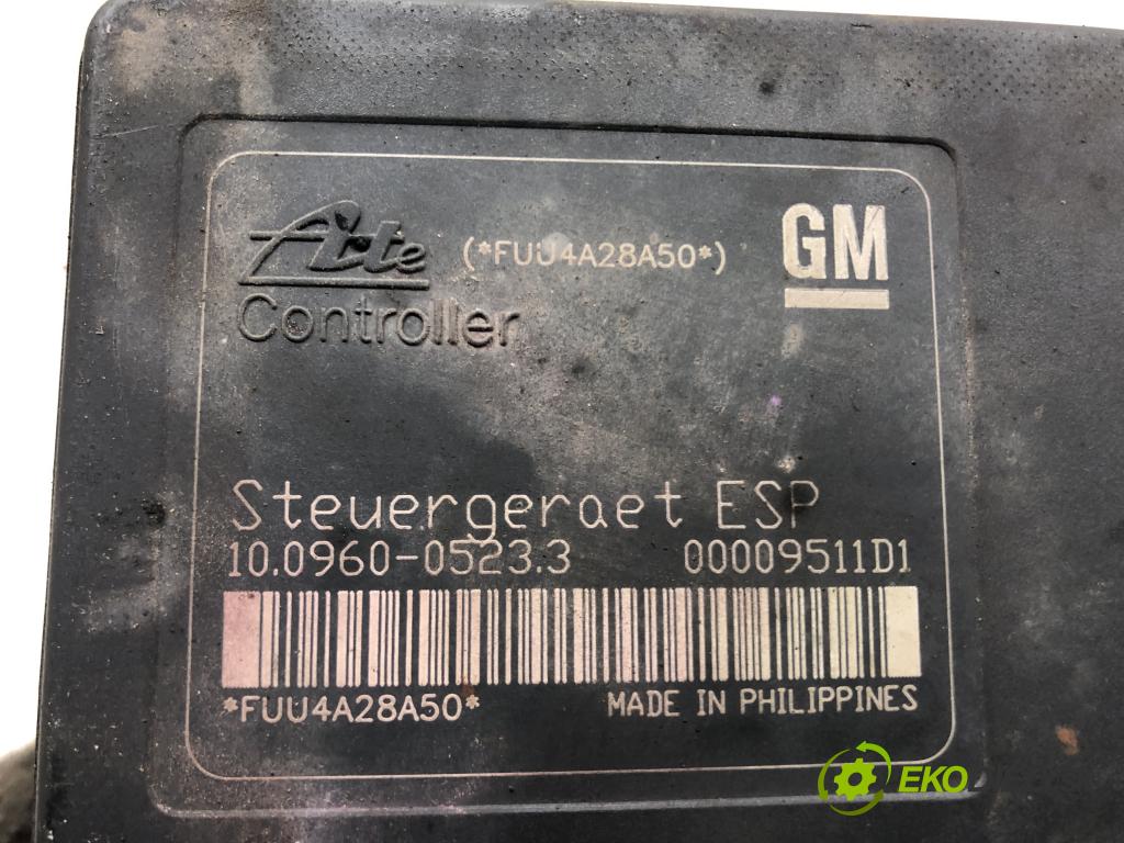 OPEL ASTRA H (A04) 2004 - 2014    1.7 CDTI (L48) 74 kW [100 KM] olej napędowy 2004 -  Pumpa ABS 10.0960-0523.3 (Pumpy ABS)