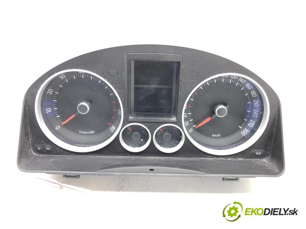 VW GOLF V (1K1) 2003 - 2010    2.0 GTI 147 kW [200 KM] benzyna 2004 - 2009  Prístrojovka 1K6920860E (Prístrojové dosky, displeje)