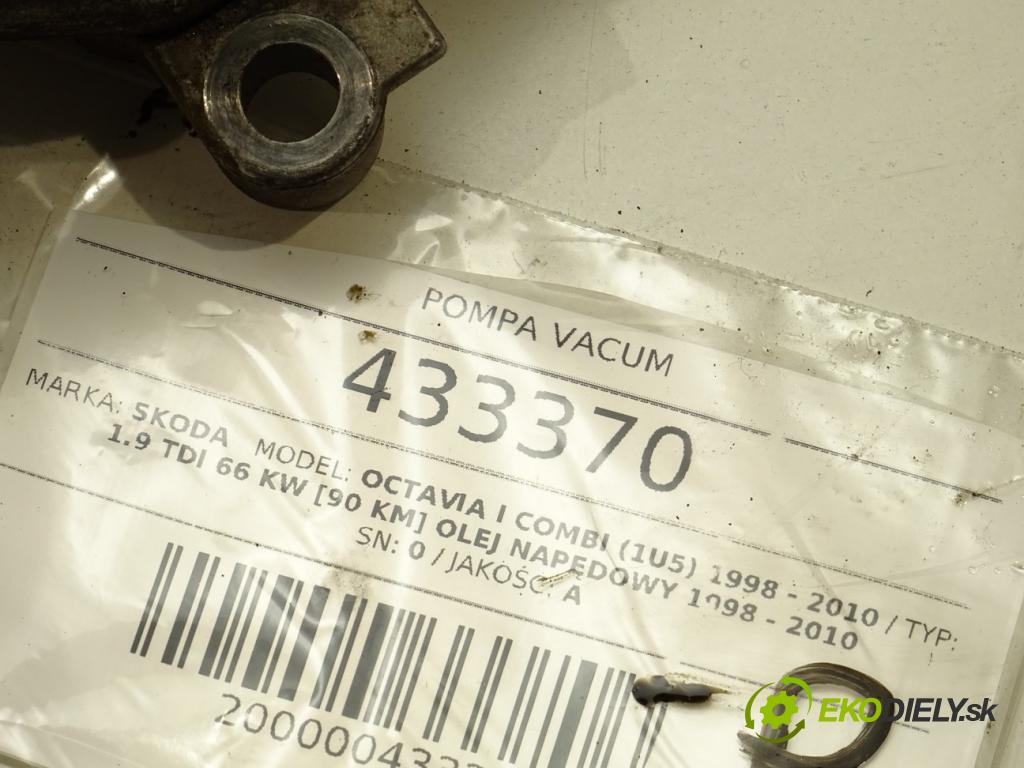 SKODA OCTAVIA I Combi (1U5) 1998 - 2010    1.9 TDI 66 kW [90 KM] olej napędowy 1998 - 2010  pumpa vakuová 038145101B