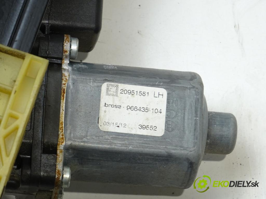 OPEL ZAFIRA TOURER C (P12) 2011 - 2022    2.0 CDTi (75) 96 kW [130 KM] olej napędowy 2011 -   Mechanizmus okna predný ľavy 20951581 (Predné ľavé)
