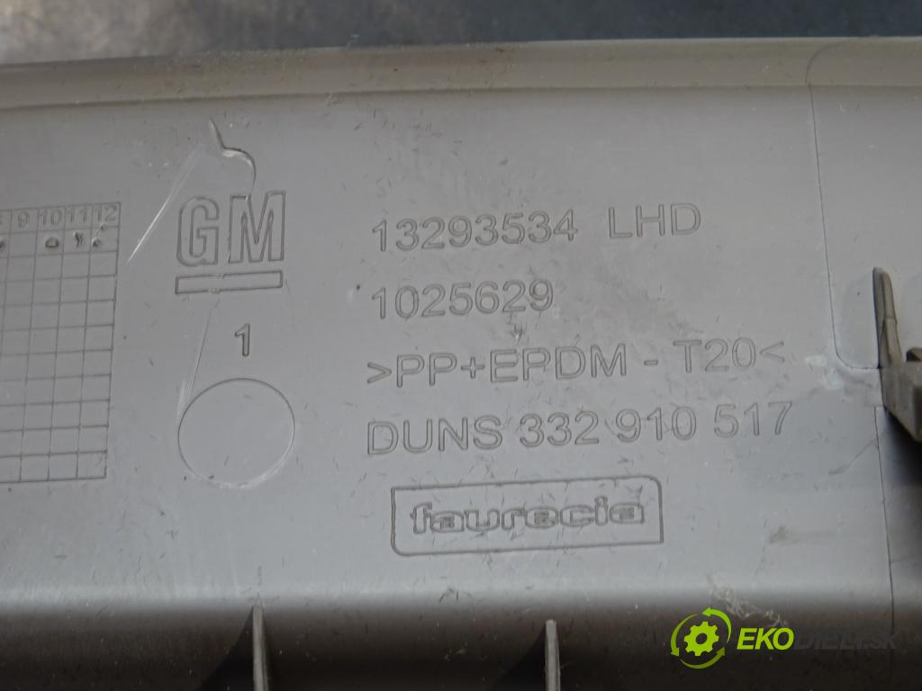 OPEL ZAFIRA TOURER C (P12) 2011 - 2022    2.0 CDTi (75) 96 kW [130 KM] olej napędowy 2011 -   Priehradka, kastlík spolujazdca 13351704 (Priehradky, kastlíky)