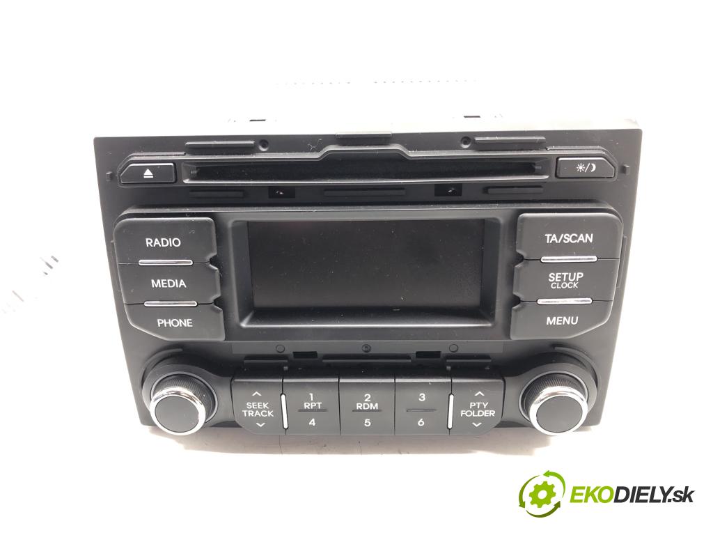 KIA RIO III (UB) 2011 - 2017    1.2 CVVT 62 kW [84 KM] benzyna 2014 - 2017  RADIO 961701W750CA (Audio zařízení)