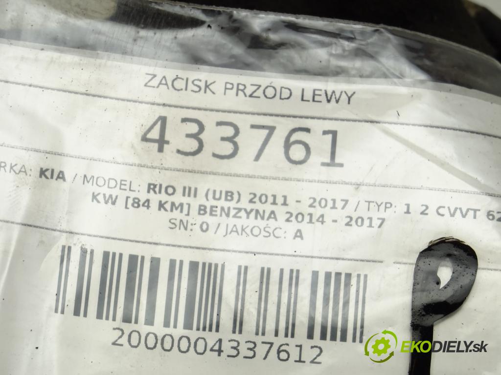 KIA RIO III (UB) 2011 - 2017    1.2 CVVT 62 kW [84 KM] benzyna 2014 - 2017  Brzdič strmeň predný ľavy  (Ostatné)