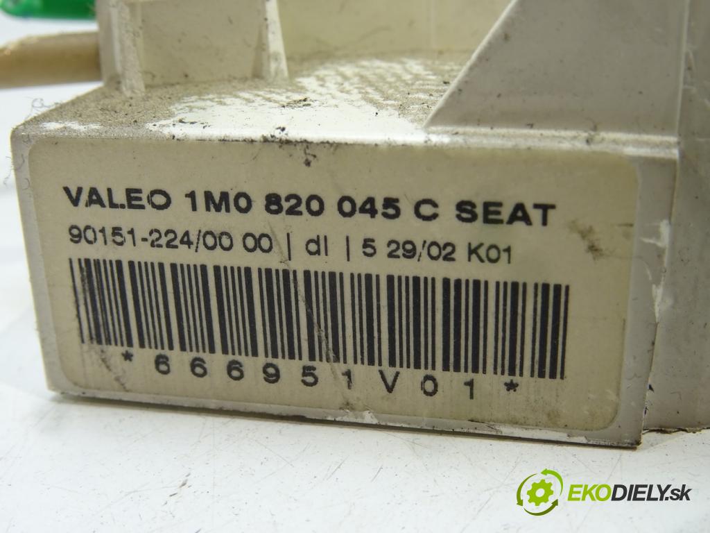 SEAT LEON (1M1) 1999 - 2006    1.9 TDI 81 kW [110 KM] olej napędowy 1999 - 2006  Panel ovládania kúrenia 1M0820045C (Prepínače, spínače, tlačidlá a ovládače kúrenia)