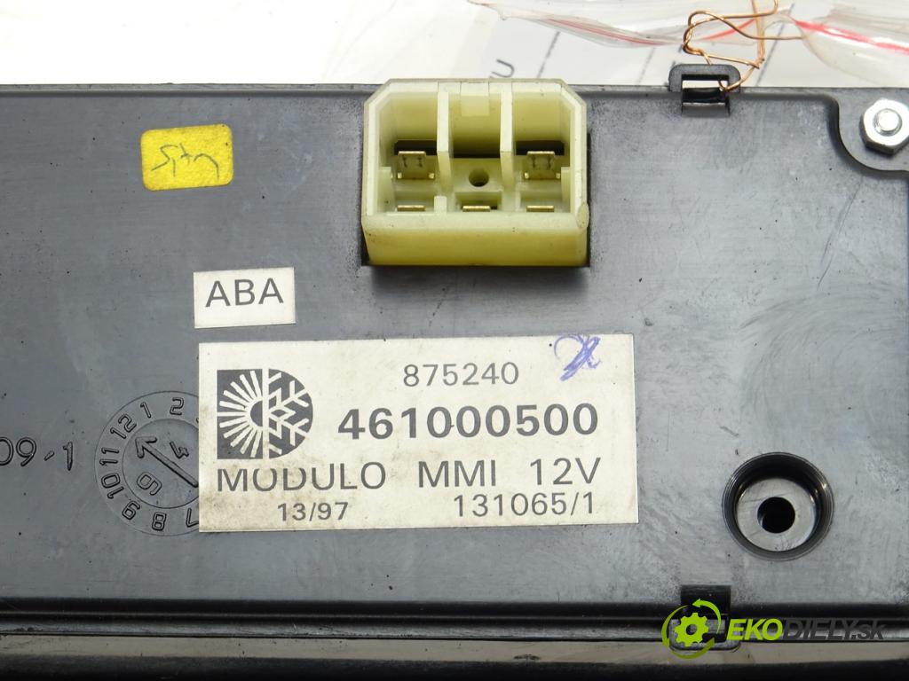 AUDI A6 C4 (4A2) 1994 - 1997    2.5 TDI 85 kW [116 KM] olej napędowy 1994 - 1997  Panel ovládania kúrenia 461000500 (Prepínače, spínače, tlačidlá a ovládače kúrenia)