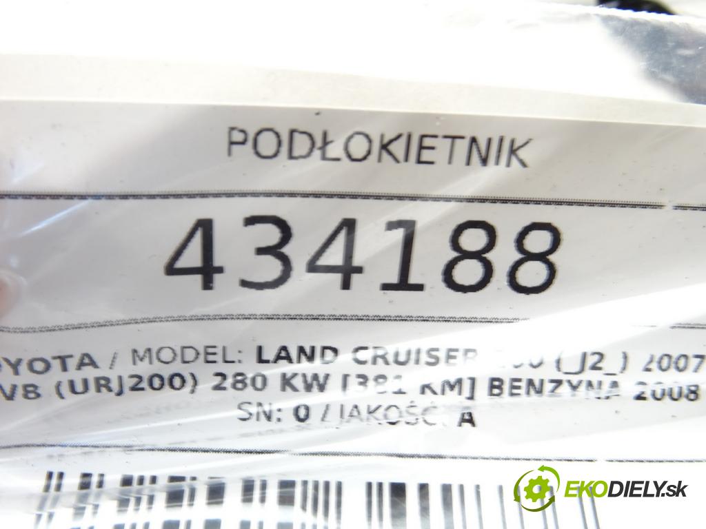 TOYOTA LAND CRUISER 200 (_J2_) 2007 - 2022    5.7 V8 (URJ200) 280 kW [381 KM] benzyna 2008 - 202  Lakťová opierka  (Lakťové opierky)