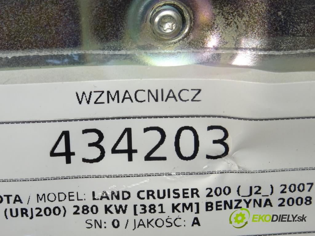 TOYOTA LAND CRUISER 200 (_J2_) 2007 - 2022    5.7 V8 (URJ200) 280 kW [381 KM] benzyna 2008 - 202  Zosilňovač 86280-0W520 (Zosilňovače)