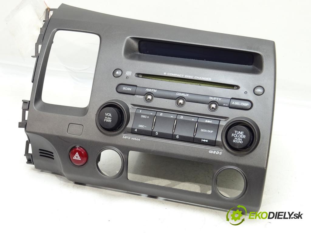 HONDA CIVIC VIII sedan (FD, FA) 2005 - 2022    1.8 (FD1, FD7) 103 kW [140 KM] benzyna 2005 - 2012  RADIO 39100-SNA-G620-M1 (Audio zariadenia)