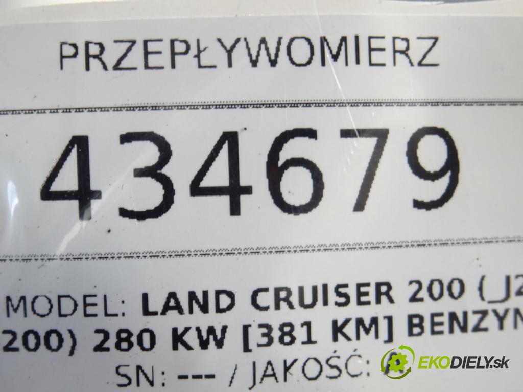 TOYOTA LAND CRUISER 200 (_J2_) 2007 - 2022    5.7 V8 (URJ200) 280 kW [381 KM] benzyna 2008 - 202  Váha vzduchu 22204-75030 (Váhy vzduchu)