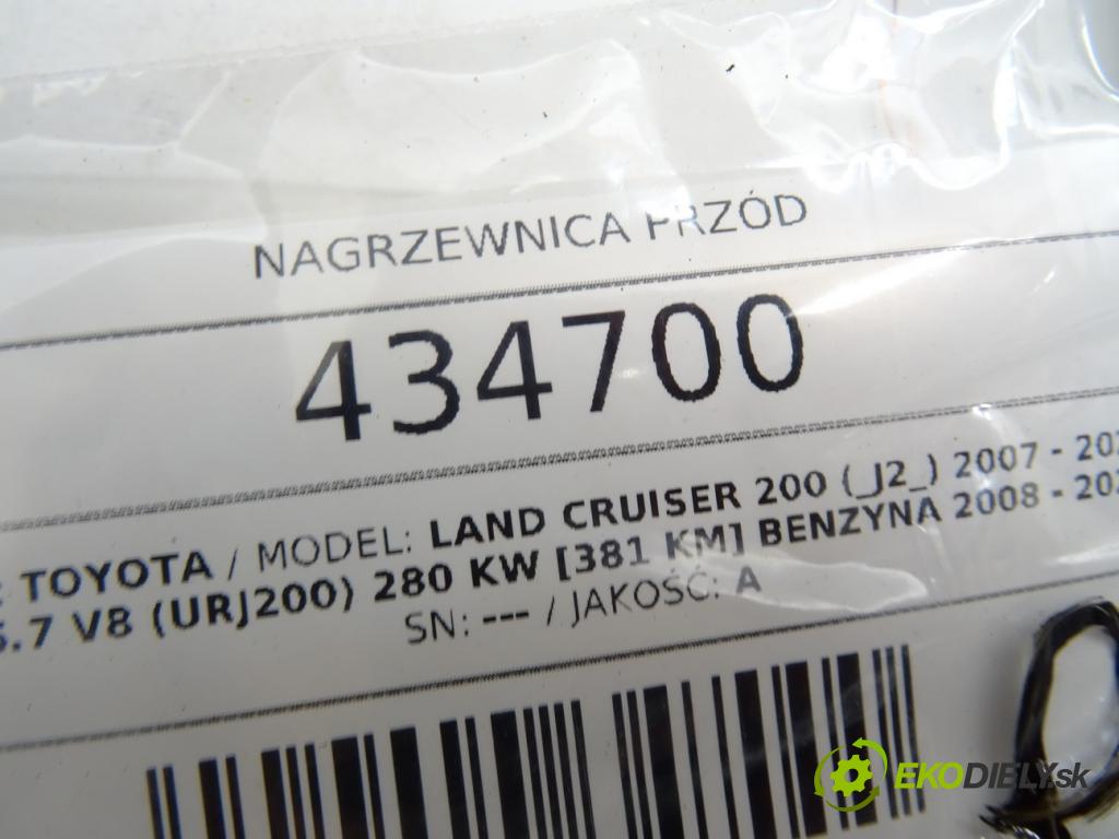 TOYOTA LAND CRUISER 200 (_J2_) 2007 - 2022    5.7 V8 (URJ200) 280 kW [381 KM] benzyna 2008 - 202  Výhrevné teleso, radiátor kúrenia predný