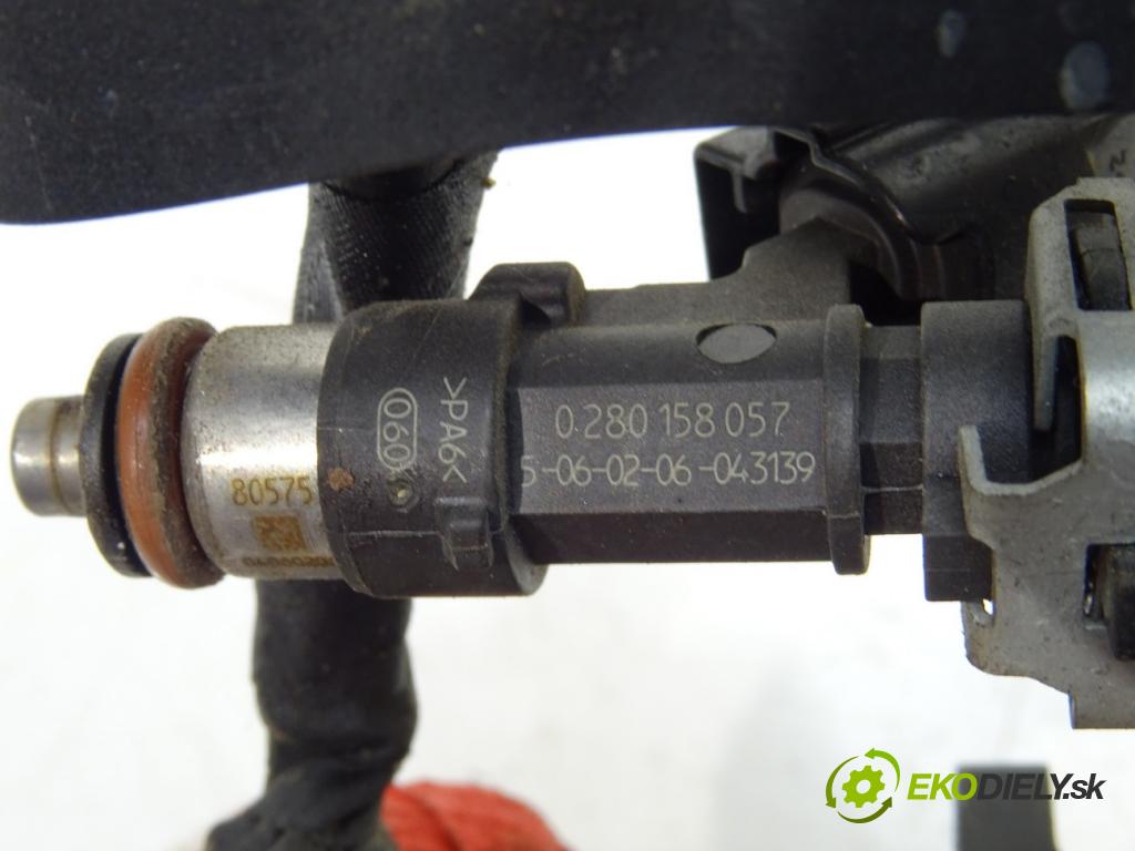 PEUGEOT 1007 (KM_) 2005 - 2022    1.6 16V 80 kW [109 KM] benzyna 2005 - 2022  Lišta vstrekovacia Vstrekovacie ventily 0280158057 (Vstrekovacie lišty)