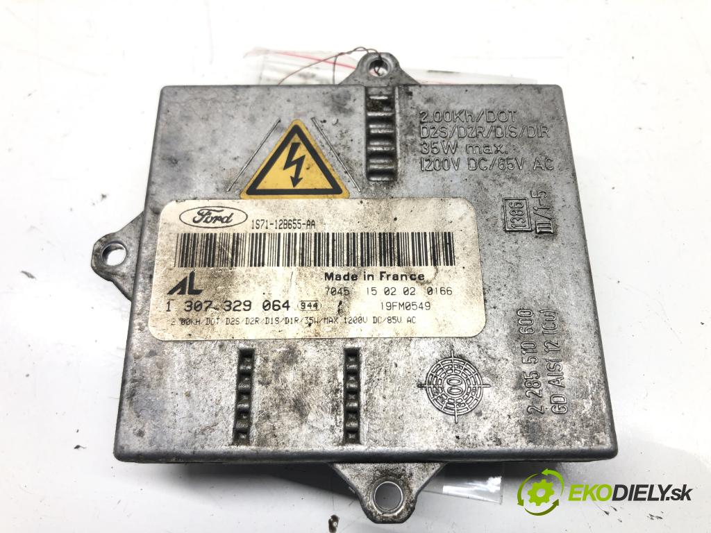 FORD MONDEO III (B5Y) 2000 - 2007    2.0 TDCi 96 kW [130 KM] olej napędowy 2001 - 2007  Menič XENON 1S71-12B655-AA (Riadiace jednotky xenónu)