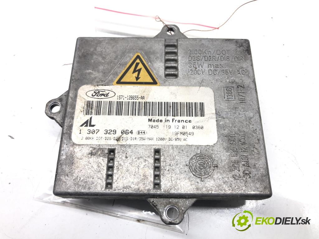 FORD MONDEO III (B5Y) 2000 - 2007    2.0 TDCi 96 kW [130 KM] olej napędowy 2001 - 2007  Menič XENON 1S71-12N655-AA (Riadiace jednotky xenónu)