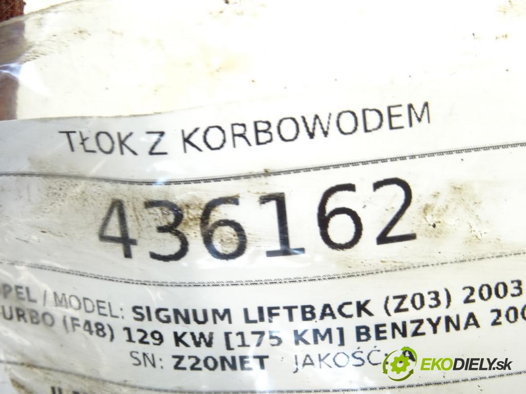 OPEL SIGNUM liftback (Z03) 2003 - 2008    2.0 Turbo (F48) 129 kW [175 KM] benzyna 2003 - 200  PIEST: ojnica Z20NET (Piesty)