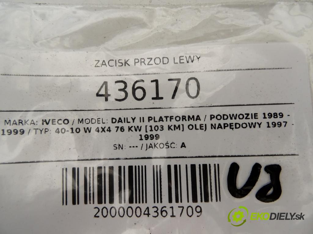 IVECO DAILY II Platforma / podwozie 1989 - 1999    40-10 W 4x4 76 kW [103 KM] olej napędowy 1997 - 19  Brzdič strmeň predný ľavy  (Ostatné)