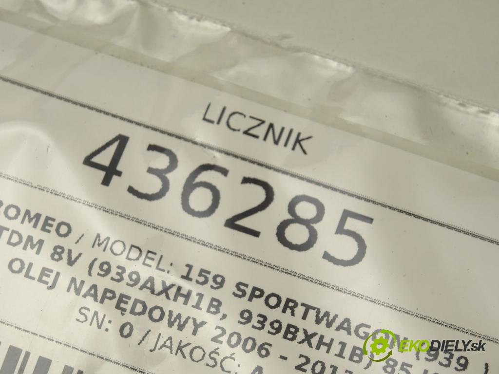 ALFA ROMEO 159 Sportwagon (939_) 2005 - 2012    1.9 JTDM 8V (939AXH1B, 939BXH1B) 85 kW [115 KM] ol  Prístrojovka 56081484 (Prístrojové dosky, displeje)