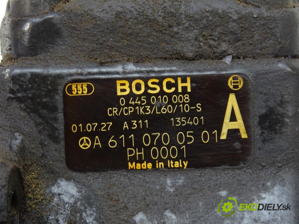 MERCEDES-BENZ KLASA E (W210) 1995 - 2003    E 200 CDI (210.007) 85 kW [116 KM] olej napędowy 1  Pumpa vstrekovacia A6110700501 (Vstrekovacie čerpadlá)