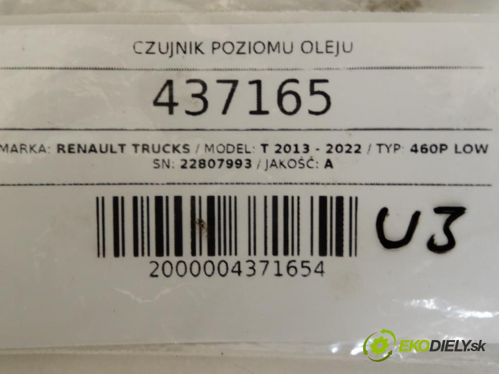 RENAULT TRUCKS T 2013 - 2022 460P LOW Snímač hladiny oleja 22807993 (Snímače)