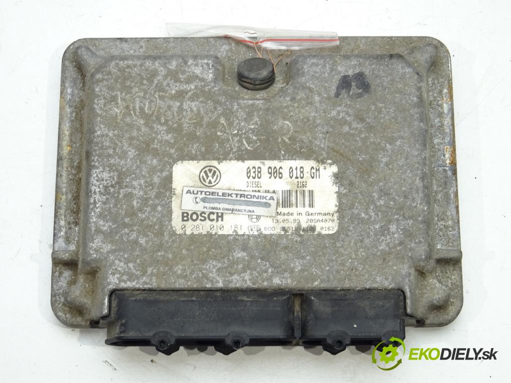 SKODA OCTAVIA I (1U2) 1996 - 2010    1.9 TDI 66 kW [90 KM] olej napędowy 1996 - 2010  riadiaca jednotka Motor 038906018GM (Riadiace jednotky)