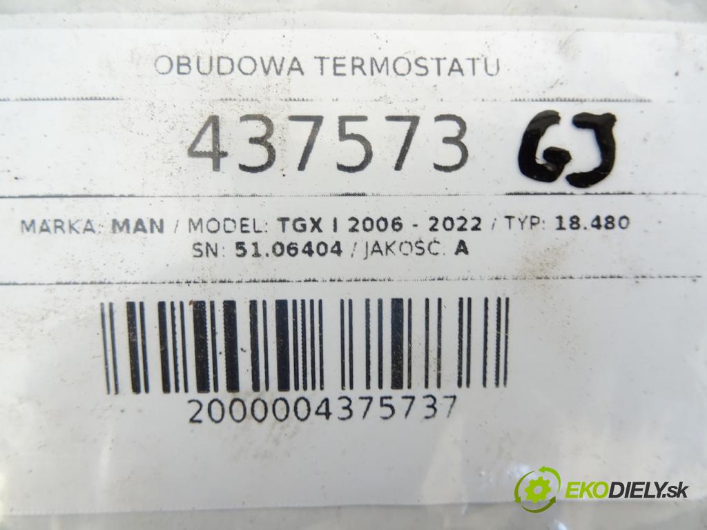 MAN TGX I 2006 - 2022    18.480  Obal termostatu 51064043071 (Príruby, termostaty a obaly termostatov)