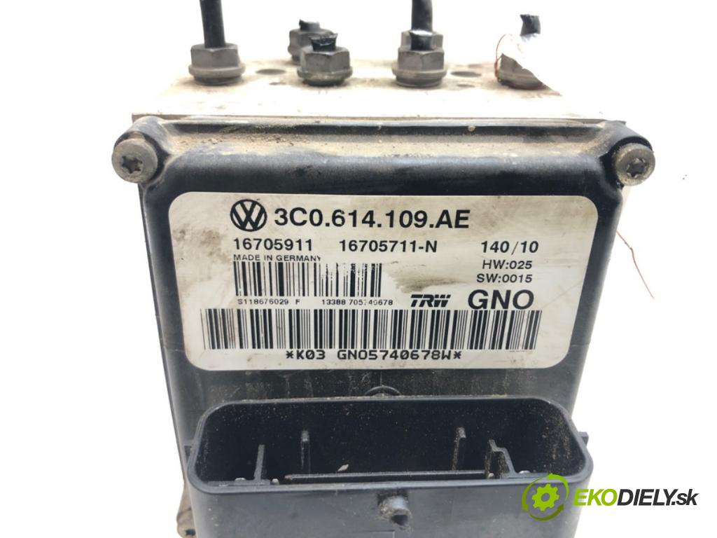 VW PASSAT B6 (3C2) 2005 - 2010    1.4 TSI 90 kW [122 KM] benzyna 2007 - 2010  Pumpa ABS 3C0614109AE (Pumpy ABS)