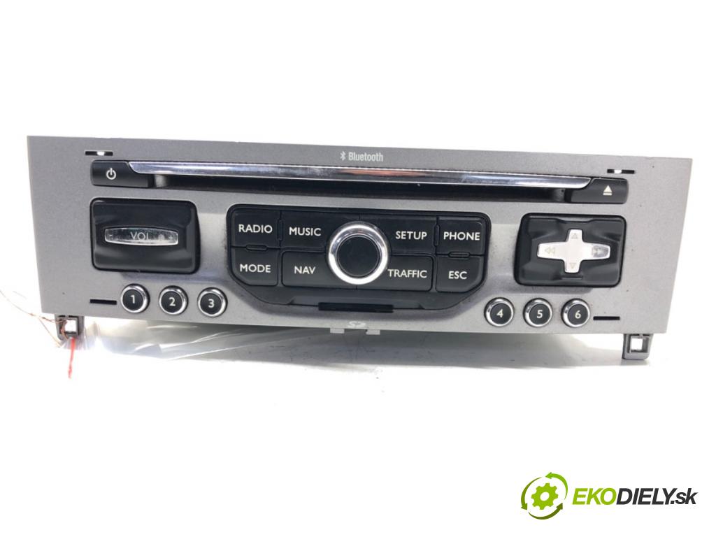 PEUGEOT 308 I (4A_, 4C_) 2007 - 2016    1.6 HDi 66 kW [90 KM] olej napędowy 2007 - 2014  RADIO Navigácia 96661987XH (Audio zariadenia)