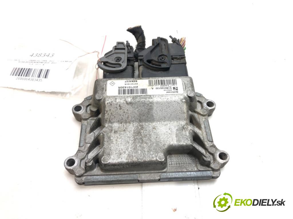 DACIA LOGAN (LS_) 2004 - 2022    1.6 MPI 85 62 kW [84 KM] benzyna 2010 - 2022  riadiaca jednotka Motor 237101430R (Riadiace jednotky)