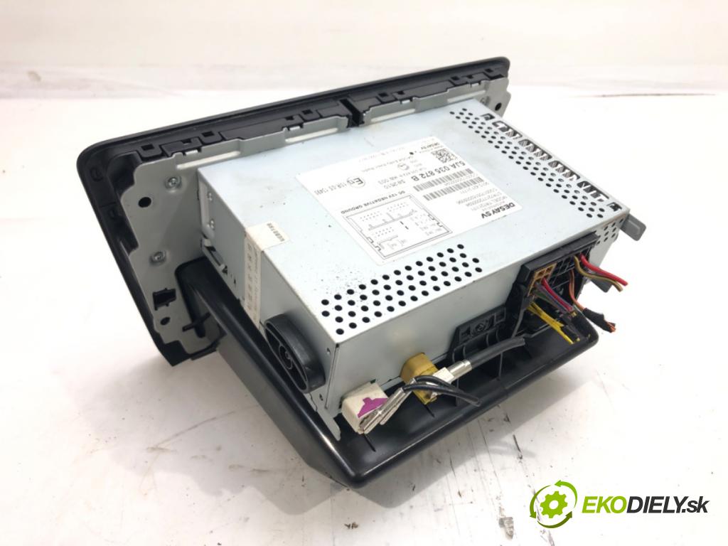 SKODA RAPID (NH3, NK3, NK6) 2012 - 2022    1.6 TDI 85 kW [115 KM] olej napędowy 2015 - 2019  RADIO 5JA035872B (Audio zariadenia)