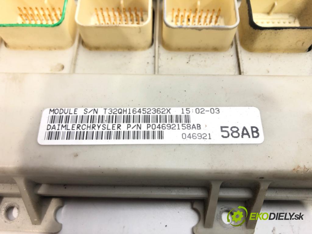 DODGE CARAVAN (RG_) 2000 - 2007    3.3 134 kW [182 KM] benzyna 2000 - 2006  Modul komfortu P04692158AB (Moduly komfortu)