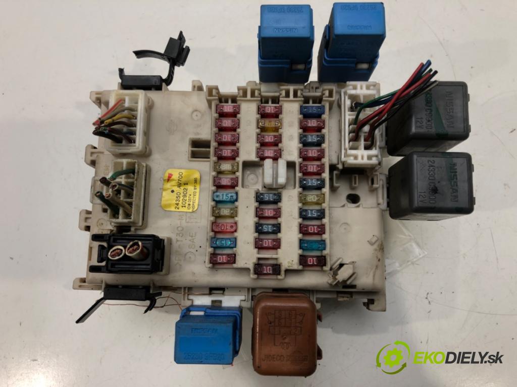 NISSAN PRIMERA (P12) 2002 - 2022    1.9 dCi 88 kW [120 KM] olej napędowy 2003 - 2007  Modul komfortu 24350AV700 (Moduly komfortu)