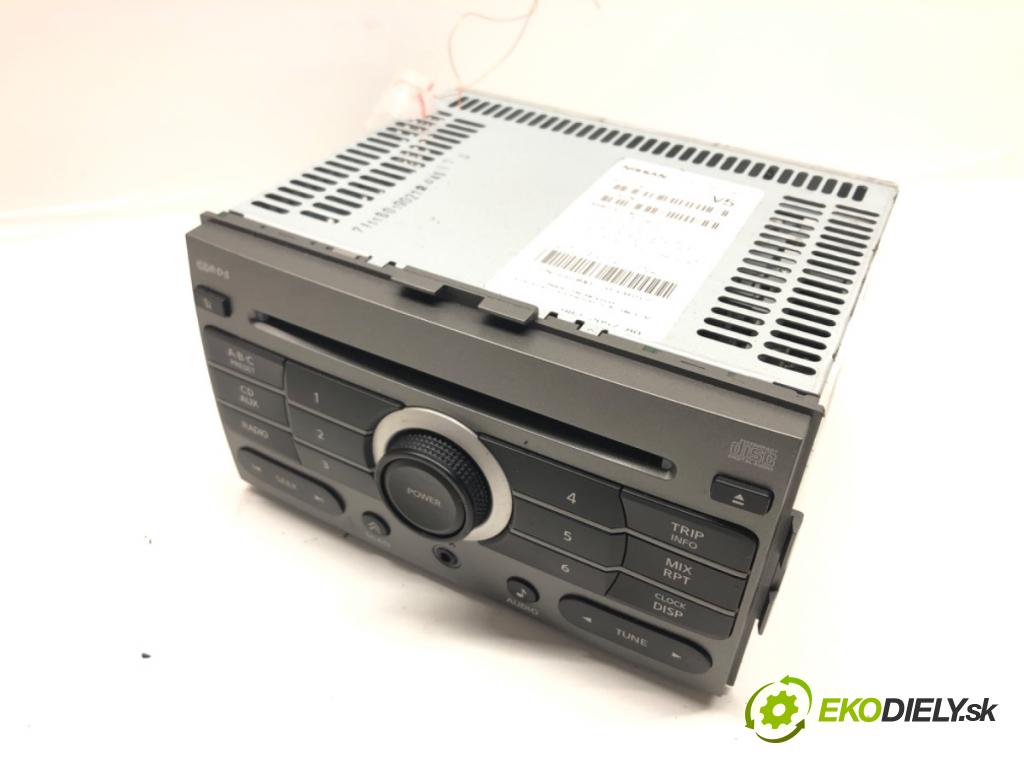 NISSAN SENTRA VI (B16) 2006 - 2013    2.0 104 kW [141 KM] benzyna 2006 - 2012  RADIO 28185ZE80B (Audio zariadenia)