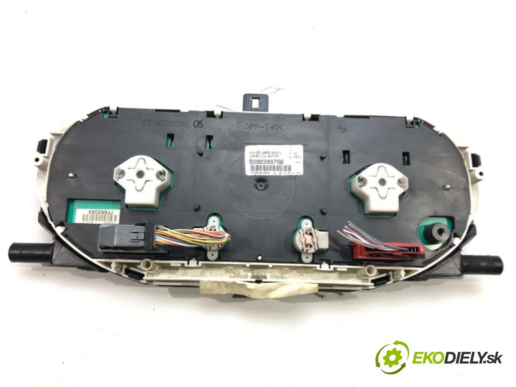 RENAULT LAGUNA II (BG0/1_) 2001 - 2007    1.9 dCi 79 kW [107 KM] olej napędowy 2001 - 2007  Prístrojovka 8200399758 (Prístrojové dosky, displeje)
