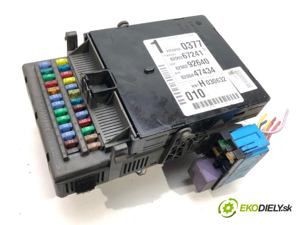 RENAULT LAGUNA II (BG0/1_) 2001 - 2007    1.9 dCi 79 kW [107 KM] olej napędowy 2001 - 2007  Modul BSI 8200447434 (Poistkové skrinky)